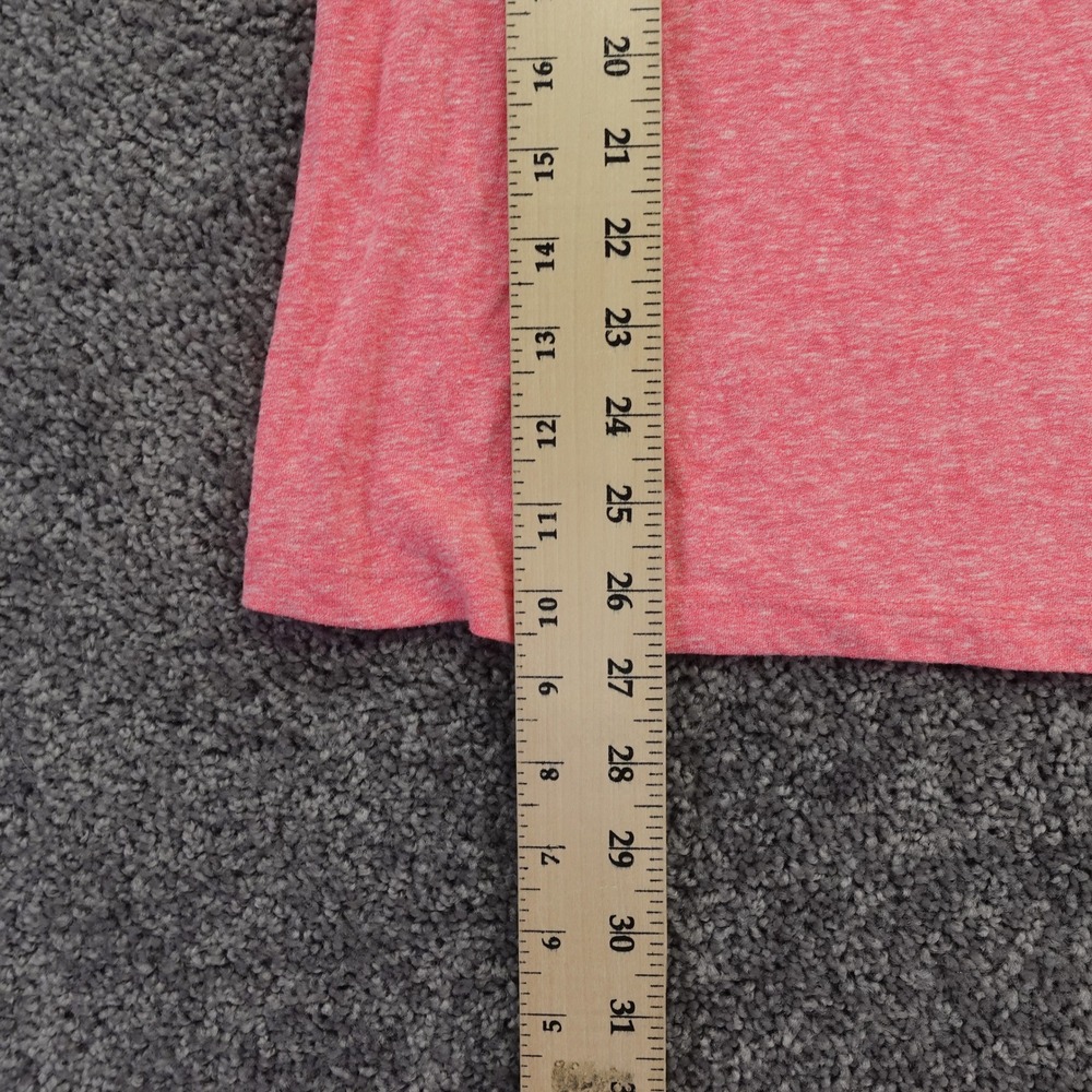 Mossimo T Shirt Womens Extra Large Pink Heathered V Neck Short Sleeve Casual - Picture 4 of 6